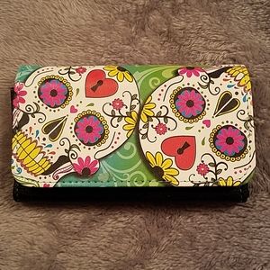 Sugar Skull Smoke Wallet